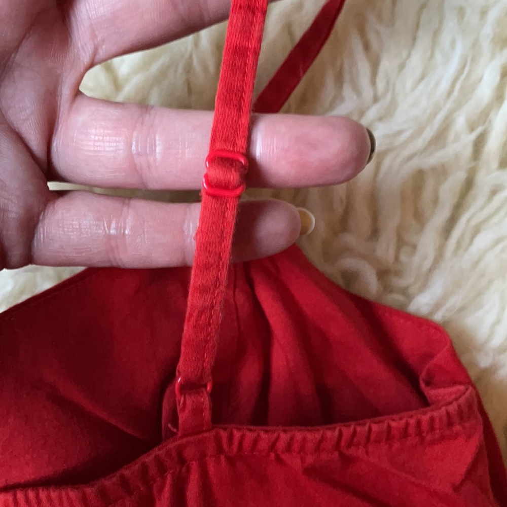 Y2K The Limited Red Babydoll Dress Sz 2 - Picture 5 of 10